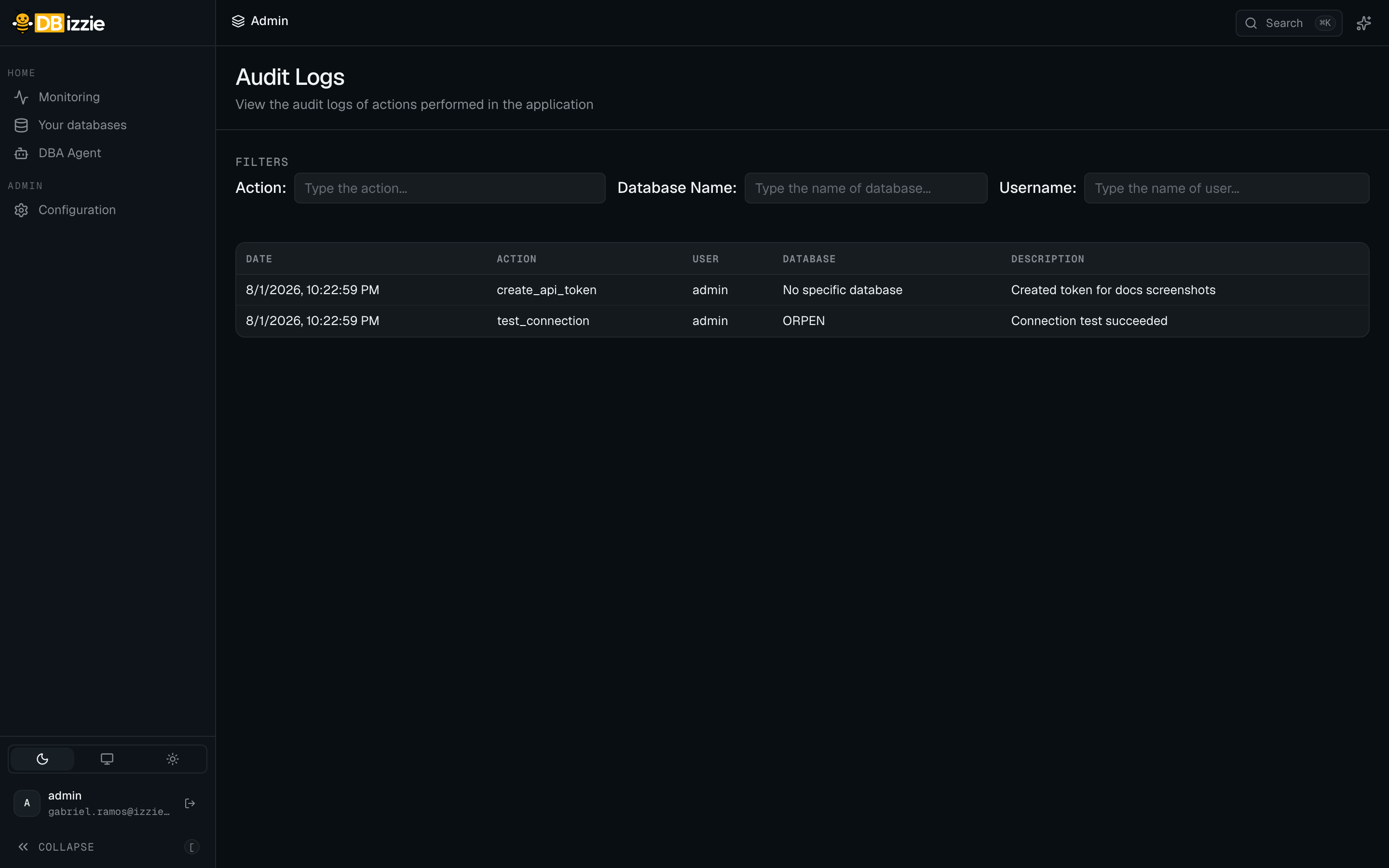 Audit Logs